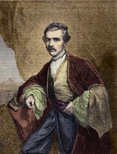Porträt von Austen Henry Layard (1817-1894), englischer Reisender und Archäologe von Unknown artist