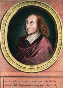 Porträt von Blaise Pascal von Unknown artist