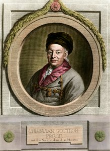 Porträt von Christian Frege (1715-1781), deutscher Mathematiker und Philosoph