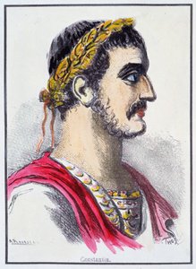 Porträt von Konstantin, römischer Kaiser von Unknown artist
