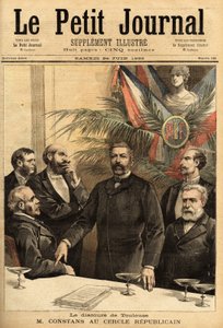 Porträt von Ernest Constans (1833-1913) im Republikanischen Kreis von Unknown artist