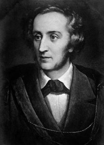 Porträt von Felix Mendelssohn Bartholdy (1809-1847), deutscher Komponist und Dirigent von Unknown artist