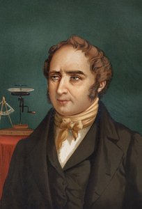 Porträt von François Arago (1786-1853). Aus „La Ciencia y sus Hombres“ von Louis Figuier. Barcelona 1881.