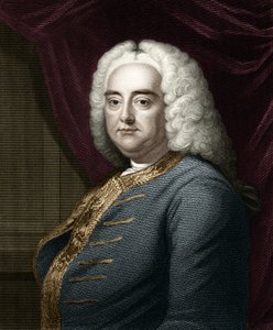 Porträt von Georg Friedrich Händel. von Unknown artist