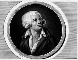 Porträt von Georges Jacques Danton, Anwalt (1759-1794). Gravur in „Komplette Sammlung historischer Gemälde der Französischen Revolution, in drei Bänden“, 1804 von Unknown artist