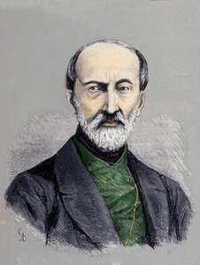 Porträt von Giuseppe Mazzini (1805 oder 1808 - 1872) von Unknown artist