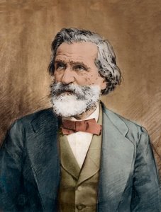 Porträt von Giuseppe Verdi - Porträt des italienischen Komponisten Giuseppe Verdi (1813 - 1901) um 1887 von Unknown artist