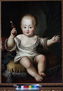 Porträt des Großfürsten Alexander Pawlowitsch von Russland als Baby von Unknown artist