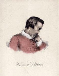 Porträt von Heinrich Heine (1797-1856), deutscher Schriftsteller von Unknown artist