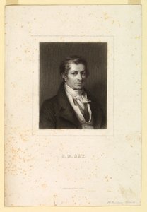 Porträt von J.B. Say von Unknown artist