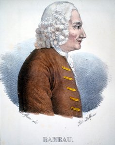 Porträt von Jean Philippe (Jean-Philippe) Rameau (1683 - 1764), französischer Komponist