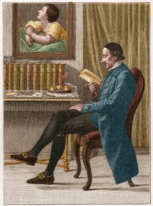 Porträt von Johann Kaspar Lavater (1741-1801), Schweizer Theologe und deutschsprachiger Schriftsteller, bekannt für seine Arbeit zur Physiognomie.