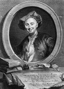 Porträt von Julien Offray de La Mettrie (1709-1751), französischer Arzt und Philosoph. von Unknown artist