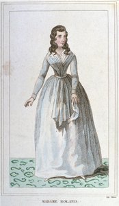 Porträt von Madame Roland, französische Politikerin von Unknown artist