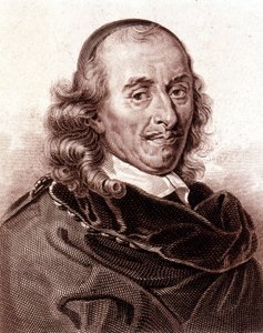 Porträt von Pierre Corneille (1606 - 1684), französischer Dramatiker.