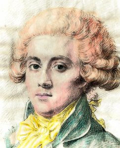 Porträt von Pierre Victorien Vergniaud, französischer Politiker der Girondisten (Detail) von Unknown artist