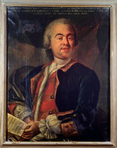 Porträt von Riccardo Broschi, italienischer Komponist