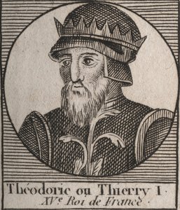 Porträt von Thierry III von Unknown artist