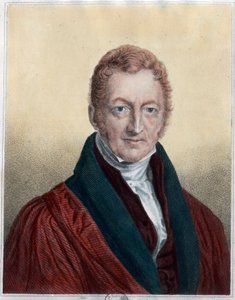 Porträt von Thomas Malthus (1766 - 1834), englischer Ökonom und Pastor. Gravur des 19. Jahrhunderts. Private Sammlung von Unknown artist