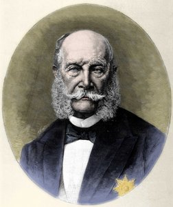 Porträt von Wilhelm I. (1797-1888), König von Preußen und Kaiser von Deutschland. Gravur aus dem späten 19. Jahrhundert. von Unknown artist