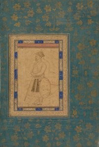 Porträt eines unbekannten Adligen vom Hofe Shah Jahans von Unknown artist