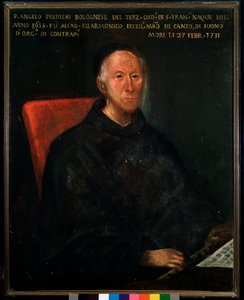Porträt von Vater Angelo Tommaso Predieri, italienischer Komponist und Lehrer von Unknown artist