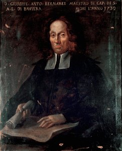 Porträt des Komponisten Giuseppe Antonio Bernabei (1649-1732). Anonymes Gemälde. 18. Jahrhundert. Civico Museo Bibliografico Musicale, Bologna von Unknown artist
