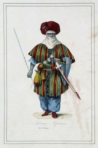 Afrikanischer Prinz - in "Die verschiedenen Völker der Erde" von Pater Paul Jonhanneaud, Librairie des Bons livres von Unknown artist