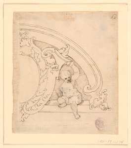 Entwurf für ein dekoratives Giebel von Unknown artist