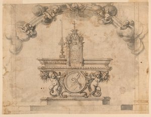Entwurf für einen Altar von Unknown artist