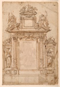 Entwurf für einen Altar mit alternativen Vorschlägen