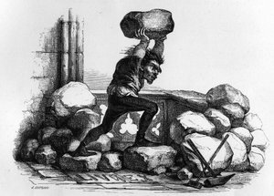 Quasimodo in Notre Dame de Paris von V. Hugo