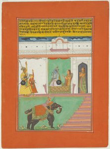 Ragini Kanada, Seite aus einem Jaipur Ragamala Set