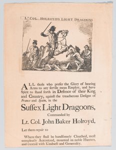 Rekrutierungsplakat für Lieutenant-Colonel Holroyd