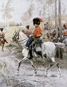 Regiment der berittenen Jäger von Unknown artist