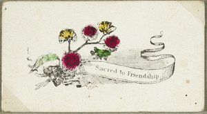 Der Freundschaft geweiht (Valentinstag) von Unknown artist