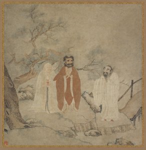 Sakyamuni, Laozi und Konfuzius von Unknown artist