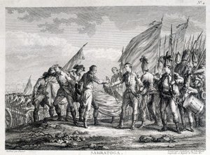 Saratoga, 17. Oktober von Unknown artist