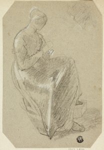 Sitzende Frau von Unknown artist
