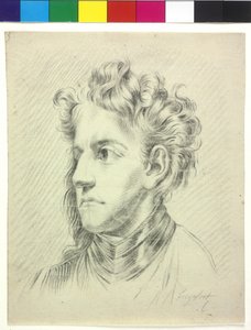 Schulterriemen Bild eines jungen Mannes von Unknown artist