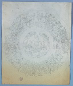 Skizzen für eine dekorierte Decke von Unknown artist