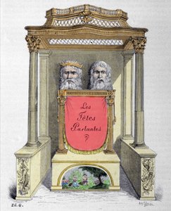 Sprechende Köpfe, Automat von Abbe Mical von Unknown artist