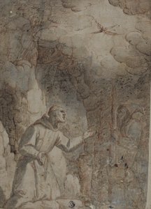 Stigmatisierung des Heiligen Franziskus von Assisi von Unknown artist
