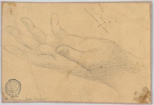 Studie: Eine linke Hand von Unknown artist