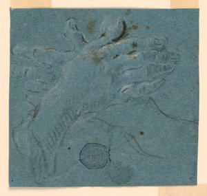 Studie: Ein Paar Hände, gekreuzt von Unknown artist