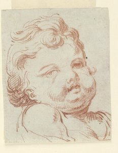 Studie eines Kinderkopfes von Unknown artist