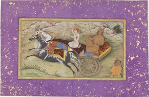 Sultan Salim in einer Kutsche von Unknown artist