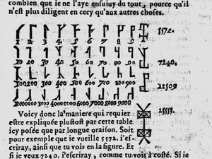 Tisch von Gerolamo Cardano (Jerome Cardan)