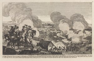 Die Schlacht von Prag, 6. Mai 1757 (Kupferstich)