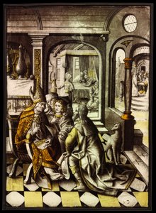 Die Geburt und Namensgebung von Johannes dem Täufer von Unknown artist